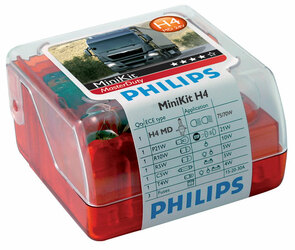 Philips 55554 MiniKit H4 MD 24V 10
