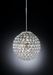 !VÝPRODEJ! Závěsné svítidlo Virginia chrom 12*G4/12 V/10W pr. 35 cm