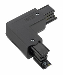 NORDIC ALUMINIUM L-konektor 3-okruhová napájecí lišta GLOBAL Trac XTS35-2 Černá