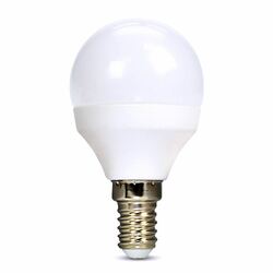 Solight LED žárovka, miniglobe, 4W, E14, 3000K, 340lm, bílé provedení WZ415-1