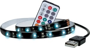 Solight LED RGB pásek pro TV, 2x 50cm, USB, vypínač, dálkový ovladač WM504 4