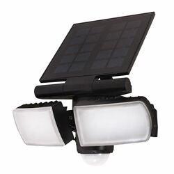 Solight LED solární osvětlení se senzorem, 8W, 600lm, Li-on, černá WO772