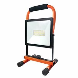 Solight LED reflektor PRO se sklopným stojanem, 50W, 4250lm, 5000K, kabel se zástrčkou, IP65 WM-50W-FEM