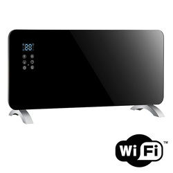 Solight horkovzdušný konvektor sklokeramický 2000W, WiFi, LCD, nastavitelný termostat, časovač KP01WiFi