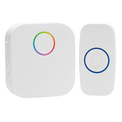 Solight bezdrátový zvonek, do zásuvky, 180m, bílý, learning code 1L80