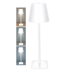 Solight LED nabíjecí lampička Lucca, 120lm, změna CCT, stmívání, bílá WO69-W