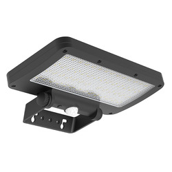 Solight LED solární osvětlení se senzorem, 5W, 500lm, 4000K, Li-Ion, černá WO7204