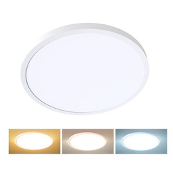 Solight LED stropní osvětlení kulaté, 48W, 4800lm, 3CCT, UGR19 WO28-W