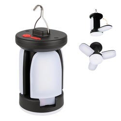 Solight LED nabíjecí kempingová lucerna, 400lm, Li-Ion, teplá bílá WN56