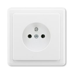 ABB Zásuvka CLASSIC, jasně bílá 5517-2389 B1