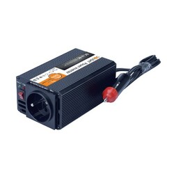 Solight invertor 12V, USB 500mA, kovový, černý, max. zatížení: 200W IN05