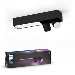 Hue LED White and Color Ambiance Stropní bodové svítidlo Philips Centris BT 50610/30/P7 11W + 2x5,7W GU10, 1600lm, 2000K-6500K, RGB, IP20, černé