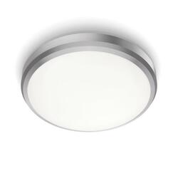 LED Koupelnové stropní přisazené svítidlo Philips DORIS CL257 8718699758844 6W 640lm 4000K IP44 22cm niklové