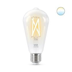 LED Žárovka WiZ Tunable White Filament 8718699787172 E27 ST64 6,7-60W 806lm 2700-6500K, stmívatelná