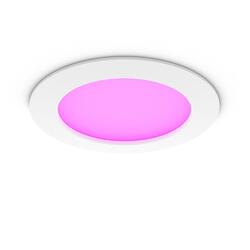 Philips Hue WCA Slim L zápustné svítidlo LED 12W 980lm 2200-6500K RGB CRI80 17cm kulaté IP44, bílé