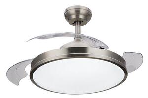 Philips Atlas stropní svítidlo s ventilátorem 28W (větrák) + 35W (světlo) 4500lm 2700/4000/5500K 49cm, nikl