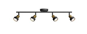 Philips Conduit bodové svítidlo 4x GU10 5W bez zdroje 69,5cm IP20, černé/zlaté