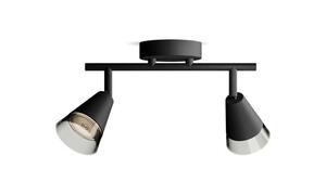 Philips Cleft bodové svítidlo 2x GU10 5W bez zdroje 27,5cm IP20, černé