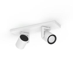 Philips Hue 50622/31/P7 Hue WACA Argenta bodové LED svítidlo GU10 2x5,7W 350lm 2000-6500K RGB IP20 bílá