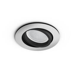 Philips Hue WACA Centura podhledové LED svítidlo GU10 5.7W 350lm 2000-6500K RGB IP20 kulaté hliník