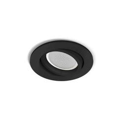 Philips Hue WACA Centura podhledové LED svítidlo GU10 5,7W 350lm 2000-6500K RGB IP20 kulaté, černé