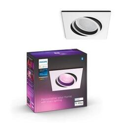 Philips Hue WACA Centura podhledové LED svítidlo GU10 5,7W 350lm 2000-6500K RGB IP20 hranaté bílé