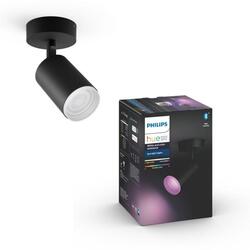 Philips Hue 50631/30/P7 Hue WACA Fugato bodové LED svítidlo GU10 5,7W 350lm 2000-6500K RGB IP20 černá
