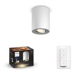 Philips Hue WA Pillar bodové LED svítidlo GU10 1x5W 350lm 2200-6500K IP20 bílá + ovladač