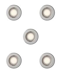 Philips Peridot Rec Kit Rd zapuštěné svítidlo kulaté 7W, AC 220-240, IP20, (5 ks), nikl