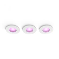 Philips Hue Xamento podhledové LED svítidlo 3x4,2W, 2000-6500K, RGB, IP44, bílá (3ks)