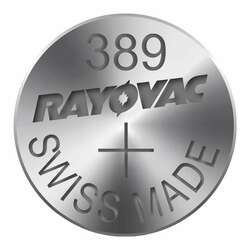 Knoflíková baterie do hodinek RAYOVAC 389 blistr
