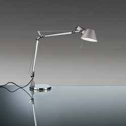 Artemide stolní/nástěnná LED lampa Tolomeo Mini 8 W 2700K stmívatelná hliník bez podstavce