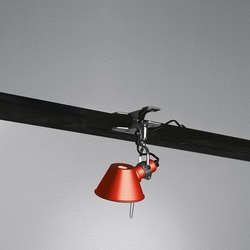 Artemide svítidlo s klipem Tolomeo Micro Pinza E14 max 6 W červené