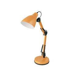 ACA Lighting stolní lampa 1XE27 oranžová kov D15XD12XH50CM KINGSTON 2918OR