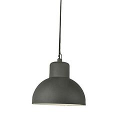 ACA Lighting venkovní závěsné svítidlo BERO písková černá 1XE27 MAX.10W LED IP44 s opálovým difuzorem BERO1PBK