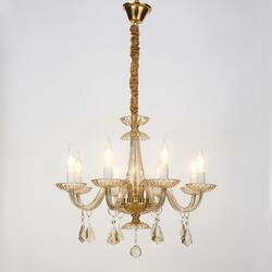ACA Lighting Crystal závěsné svítidlo BLK80388PCMG