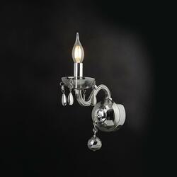 ACA Lighting Crystal nástěnné svítidlo BLK82041WSGC