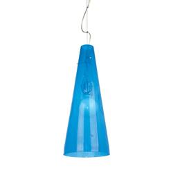 ACA Lighting závěsné svítidlo CONE LIGHT modrá BUGLE1PBL