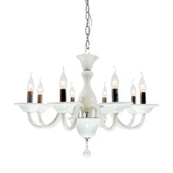 ACA Lighting závěsné svítidlo 8X40W E14 D93 bílá CX10178P