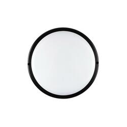 ACA Lighting LED plastové černé stropní svítidlo 230V AC IP65 20W 1750lm 4000K 110d Ra80 DARIA2040B