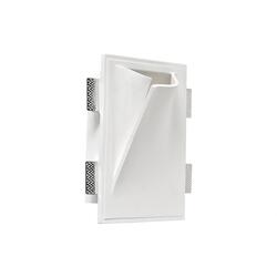 ACA Lighting sádrové nástěnné zapuštěné bezrámečkové svítidlo GEO 1xE14 G8051L