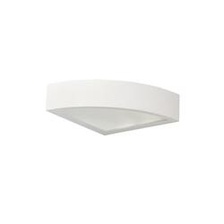 ACA Lighting sádrové nástěnné rohové svítidlo CORNER natural 215x215 mm 2xG9 G8577WC
