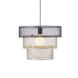 ACA Lighting závěsné svítidlo 1XE27 zlatá + černý kov D40XH120CM FONS GN36P140BG