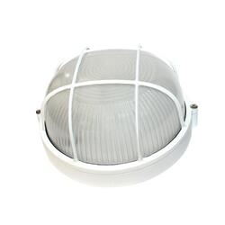 ACA Lighting venkovní stropní a nástěnné svítidlo E27 60W IP54 bílé, odolné s krytem C3619M