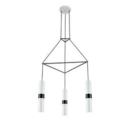 ACA Lighting závěsné svítidlo 3XGU10 bílý kov 56X49XH150CM DA VINCI HM853P56WH
