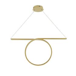 ACA Lighting závěsné svítidlo LED 43W 3000K 2580LM mosaz hliník 88X17XH120CM ZERO HM98LEDP88BR