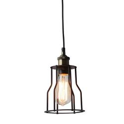 ACA Lighting Vintage závěsné svítidlo KS1342P151BK