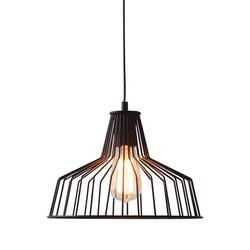 ACA Lighting Vintage závěsné svítidlo KS1525P1BK
