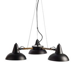 ACA Lighting Vintage závěsné svítidlo KS2025P3BK