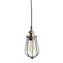 ACA Lighting Vintage závěsné svítidlo KS2047P1BK